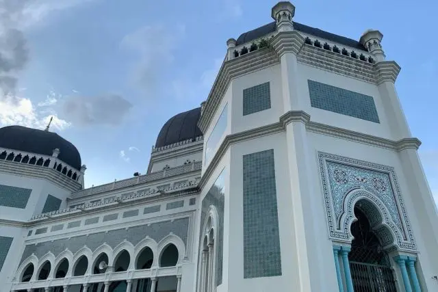 Struktur Bangunan Masjid Al Mashun Medan